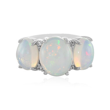 Bague en argent et Opale Welo