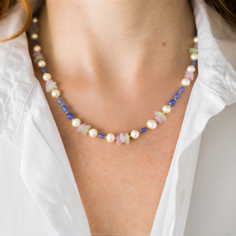 Collier en argent et Tanzanite (Riya)