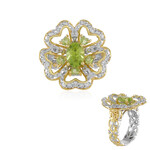 Anillo en plata con Peridoto (Gems en Vogue)