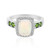 Bague en argent et Opale Welo