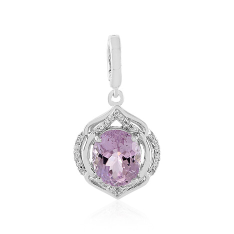 Kunzite Silver Pendant
