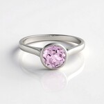 Anello in argento con Kunzite Brasiliana
