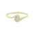 9K Flawless (F) Diamond Gold Ring (LUCENT DIAMONDS)