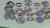 Zilveren armband met Charoitten