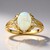Anello in oro con Opale di Welo AAA (CIRARI)