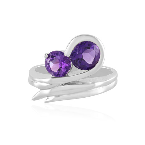 Sibirischer Amethyst-Silberring (de Melo Essence)