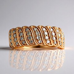 Anello in oro con Diamante Rose de France SI1 di Argyle