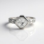 Anello in argento con Zircone