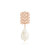 White Freshwater Pearl Silver Pendant (MONOSONO COLLECTION)