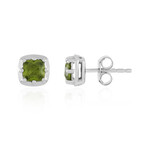Pendientes en plata con Vesuvianita