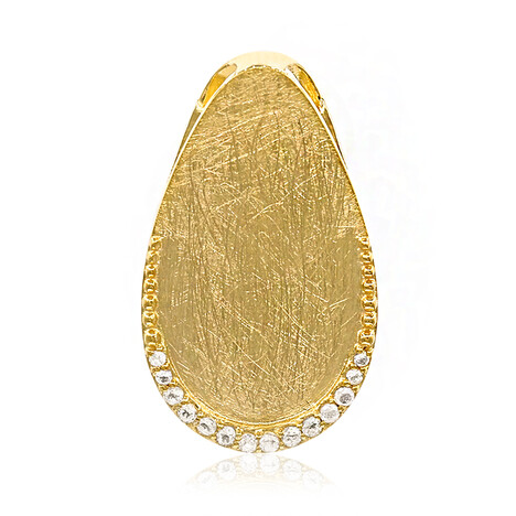 Weißer Topas-Silberanhänger (MONOSONO COLLECTION)