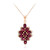 Collana in argento con Rodolite