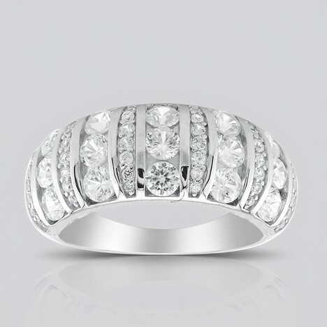 Anello in argento con Zircone