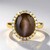 Anello in argento con Pietra del Sole Occhio di Gatto