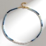 Collana in argento con Acquamarina Santa Maria (Riya)