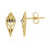 Pendientes en plata con Diamante negro (Ornaments by de Melo)