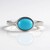 Anello in argento con Turchese Sleeping Beauty (Faszination Türkis)