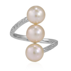 Anello in argento con Perla di Acqua Dolce (TPC)