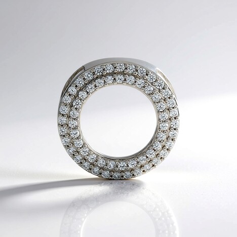 Ciondolo in argento con Zircone (MONOSONO COLLECTION)