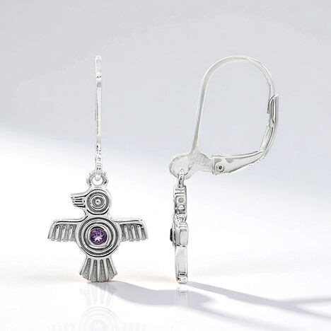 Orecchini in argento con Ametista