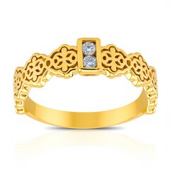 Zilveren ring met Diamanten SI1 (G)