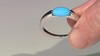 Anillo en plata con Turquesa bella durmiente (de Melo)