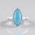 Bague en argent et Turquoise