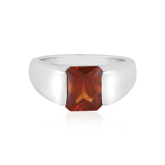 Anello in oro con Granato Essonite