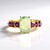 Anello in argento con Ametista Verde (de Melo Essence)