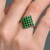 Anillo en plata con Tsavorita de Tanzania