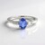 Anello in argento con Tanzanite