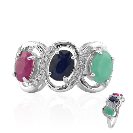 Edelstein-Silberring