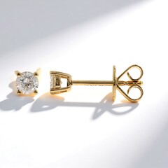 Orecchini in oro con Diamante SI1 (H) (CIRARI)