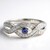 Anello in argento con Iolite del Madagascar