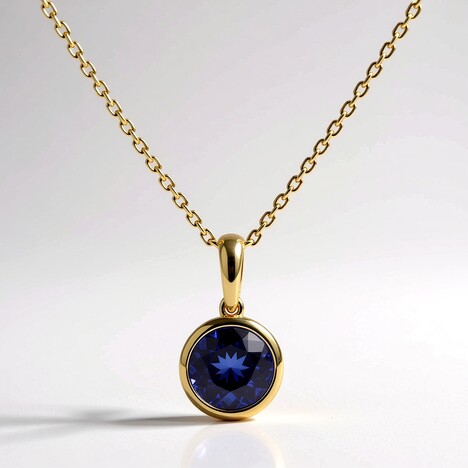 Collana in oro con Tanzanite AAA (CIRARI)