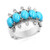 Sleeping Beauty-Türkis-Silberring (Dallas Prince Designs)