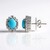 Orecchini in argento con Turchese Sleeping Beauty (Dallas Prince Designs)