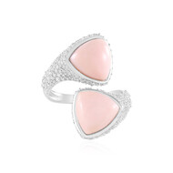Pinkfarbener Opal-Silberring (de Melo Essence)