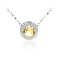 Collar en plata con Citrino