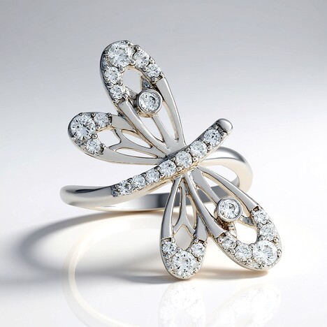 Anello in argento con Zircone