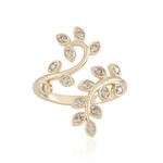 I2 Schokoladen-Brillant-Goldring (SUHANA)