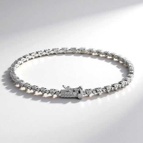 Bracciale in argento con Zircone (Adela Silber)