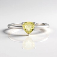 Anello in argento con Fluorite Gialla