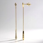 Orecchini in oro con Diamante SI1 (H)
