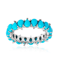 Bague en argent et Turquoise Sleeping Beauty