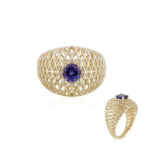 Bague en or et Tanzanite AAA (Ornaments by de Melo)