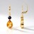 Boucles d'oreilles en or et Citrine (CUSTODANA)