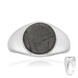 Bague en argent et Météorite d'Alétaï