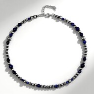 Collar en plata con Sodalita (Desert Chic)