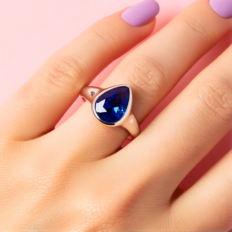 Anillo en plata con Fluorita de color cambiante (CUSTODANA)